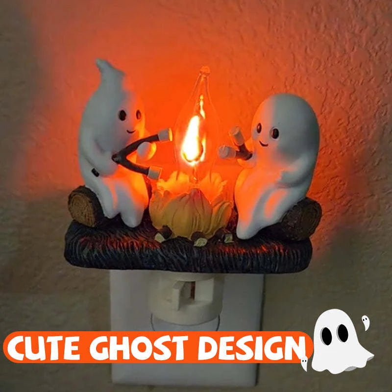 Ghost Campfire Flickering Night Light